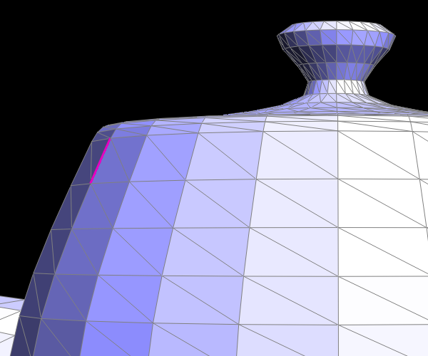 Edge split before view 1