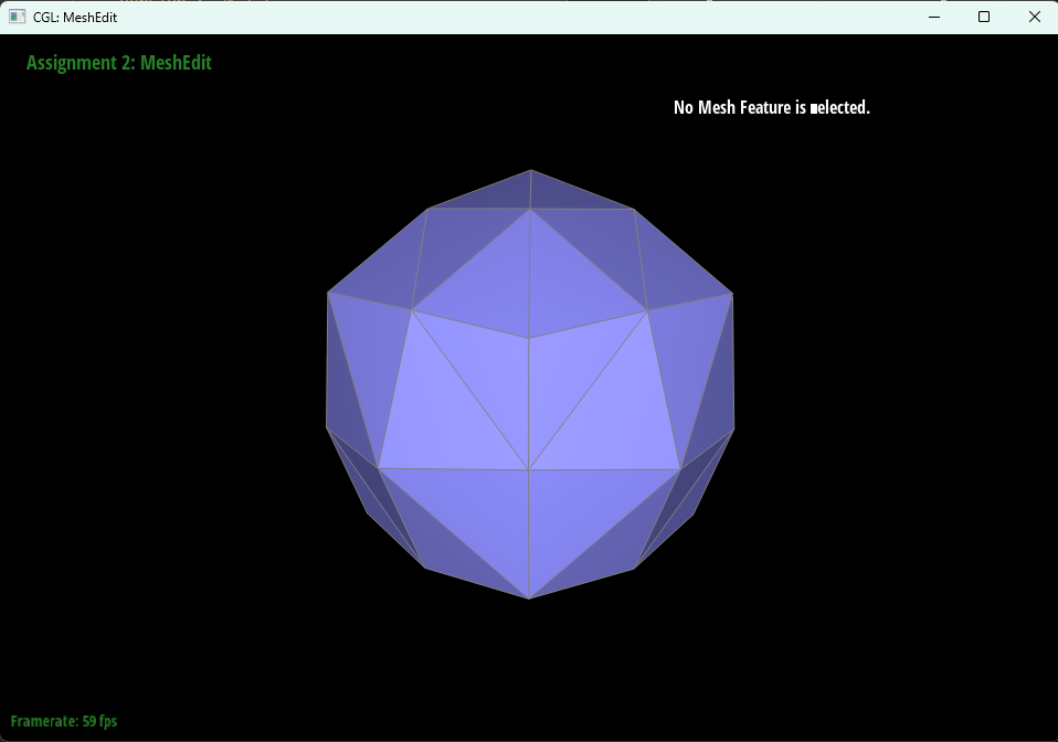 Cube after two Loop subdivision iterations