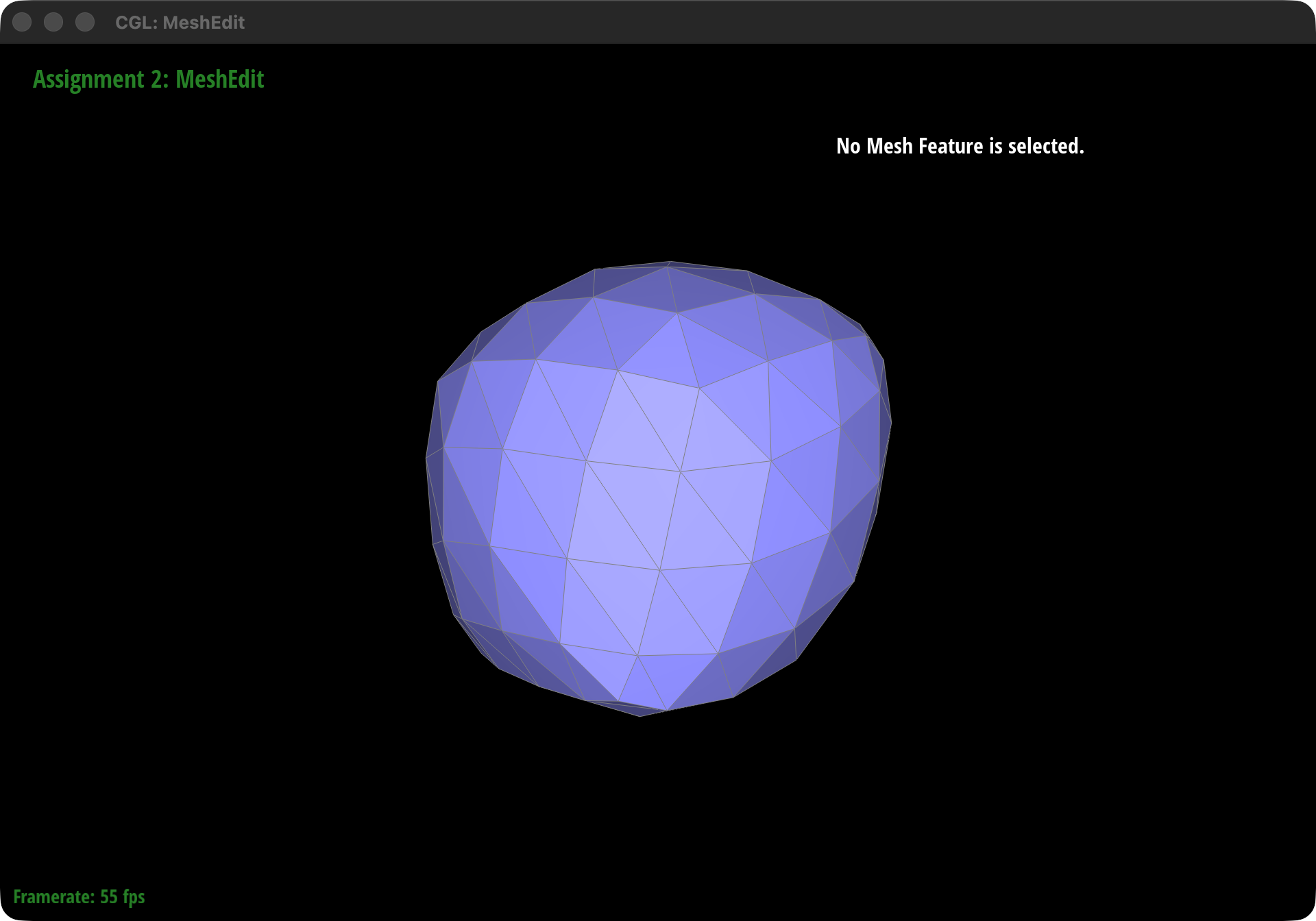 Cube after two Loop subdivision iterations