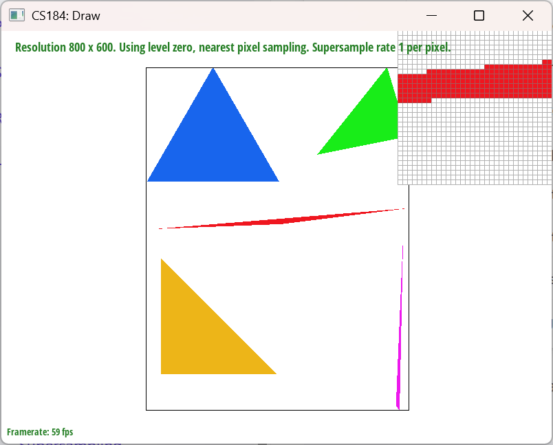 HomeWork1: Implementation of a Simple Rasterizer
