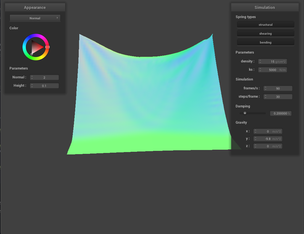 CS 184 Cloth Simulator
