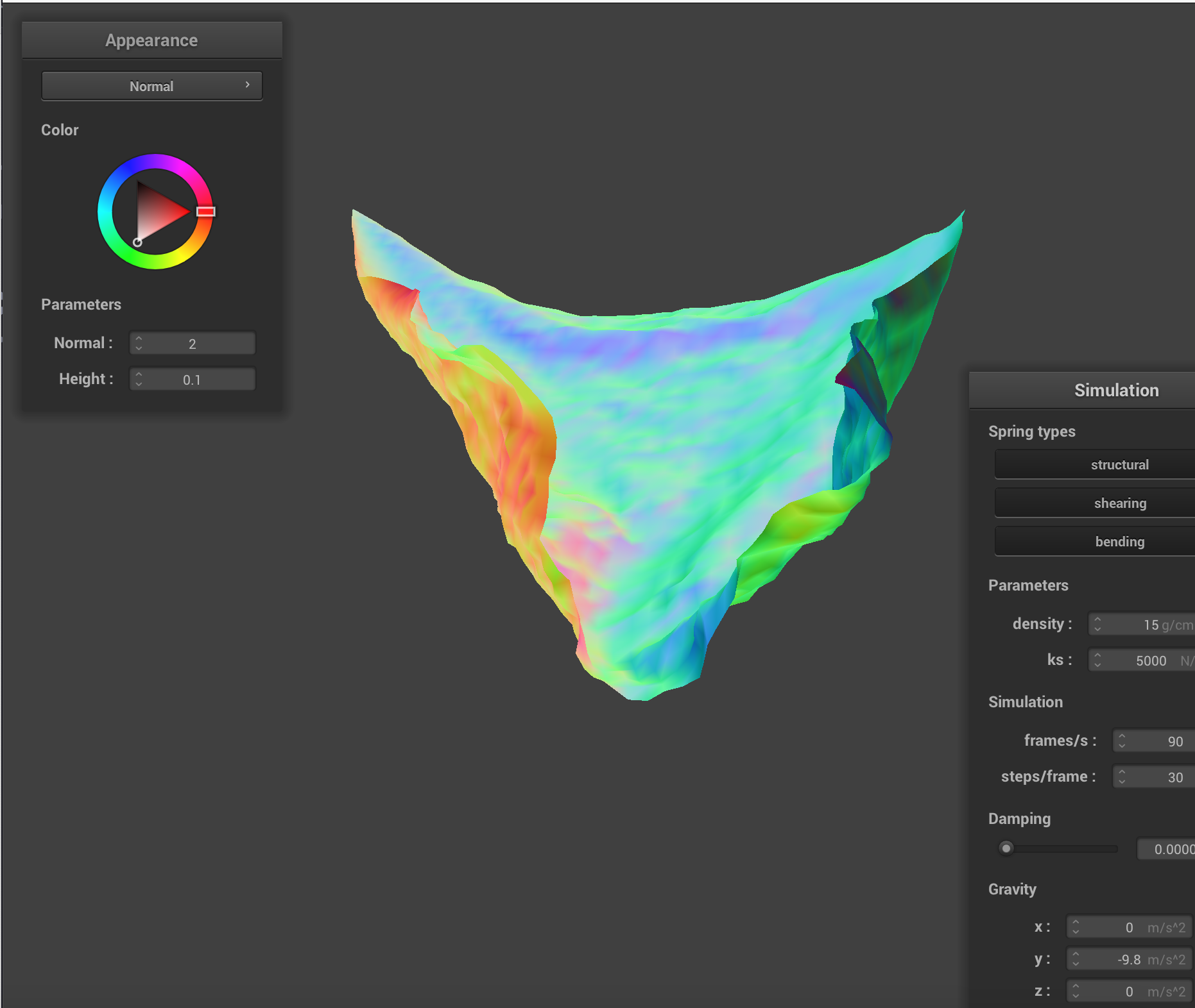 CS 184 Cloth Simulator