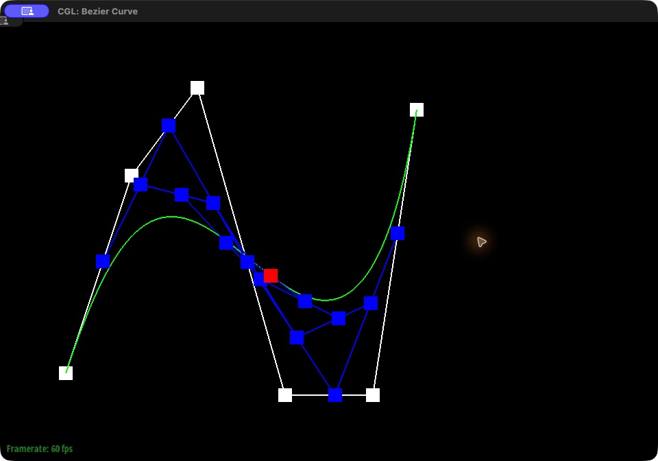 Changed curve after scrolling the parameter