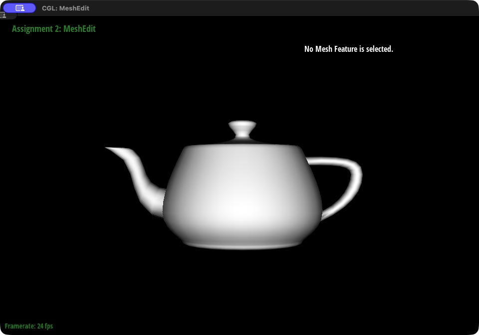 The same teapot with area-weighted vertex normals