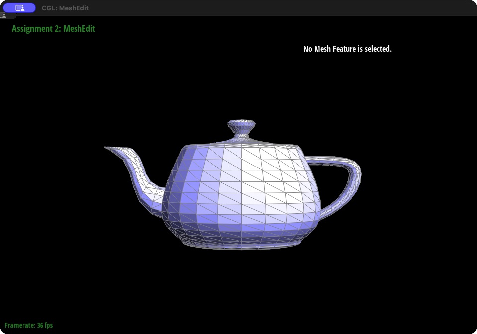 Teapot before edge splits