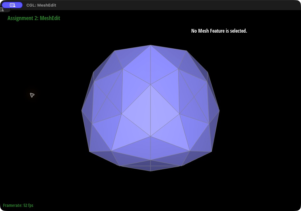 Cube with six face-center splits, subdivision level 1