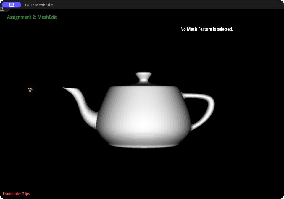 Teapot surface after two subdivisions