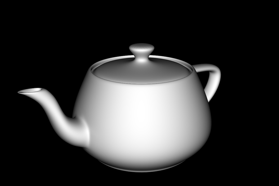 Teapot after two rounds of Loop subdivision
