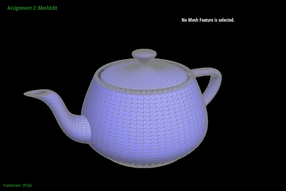 3D teapot.